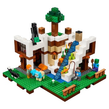 Lego set Minecraft the waterfall base LE21134
